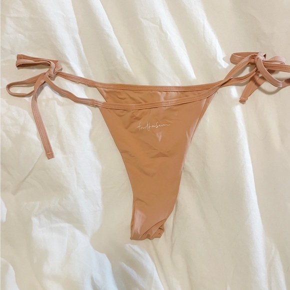 NWOT 437 Swim Sanders Bottoms in blush pink and size small - Picture 3 of 3